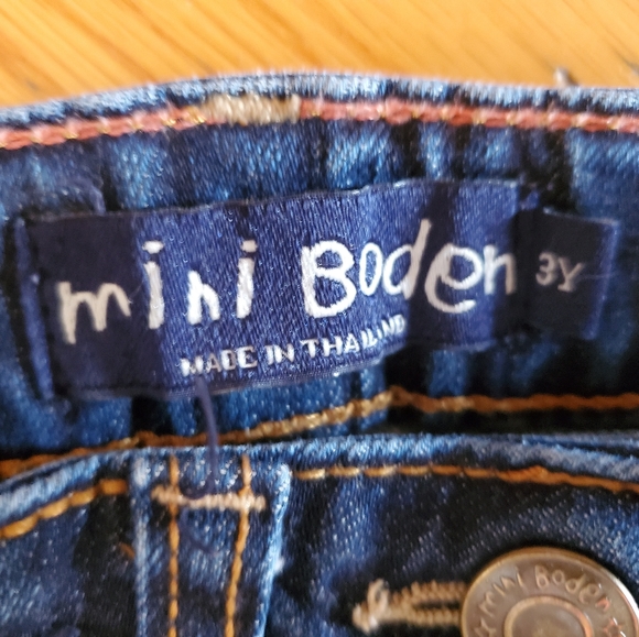 Mini Boden Dark Blue Jeans 3Y - Picture 2 of 2